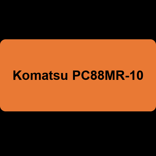 Komatsu PC88MR-10